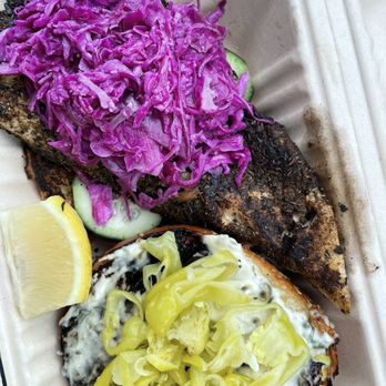 Hook Fish - Sandwich with albacore tuna - Seafood Near Me - San Francisco, California