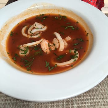 Secrets The Vine Cancun - Seafood soup - similar to spicy cippino (5 stars) Sea Salt Grill - Hotels Near Me - Cancún, ROO