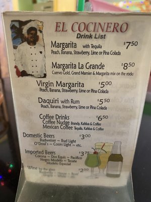 Menu photo 1 El Cocinero Prairie City, OR