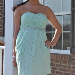 David's Bridal - The perfect homecoming dress! Thanks, David's staff!!