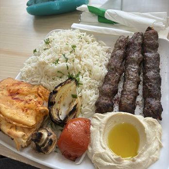 Zaatar - LAMB KOFTA KABOB ENTREE - Mediterranean Near Me - Towson, Maryland Zaatar - LAMB KOFTA KABOB ENTREE - Mediterranean Near Me - Towson, Maryland