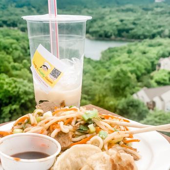 Carly's Healthy Cuisine - Original Bubble Tea (black tea) Stir Fry noodle Pot Stickers ( With 5) (pan fried) - Asian Fusion Near Me - Branson, Missouri Carly's Healthy Cuisine - Original Bubble Tea (black tea) Stir Fry noodle Pot Stickers ( With 5) (pan fried) - Asian Fusion Near Me - Branson, Missouri