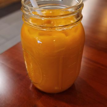 Thai Cottage Bistro - Thai Ice Tea (I had light ice) - November 2024 - Thai Near Me - Rockville, Maryland