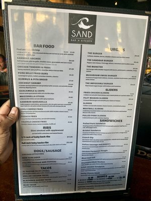 Menu photo 5 Sand Bar + Kitchen Miami Beach, FL