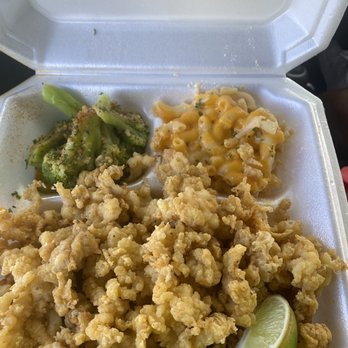 Crabman 305 Miami - 1/2 Fried Conch with crab rice - Seafood Near Me - Opa-locka, Florida