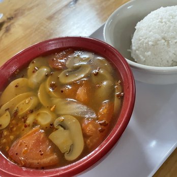 Thai 202 - "Lemongrass soup", very sour and salty, not at all what I was expecting so order thinking more of a sour soup. - Thai Near Me - Conifer, Colorado