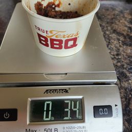 3.4 ounces with cup 3.4 ounces with cup