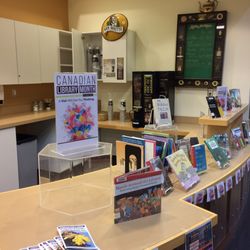 Coquitlam Public Library - Coffee is available