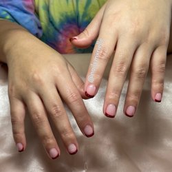 Trifecta Beauty - Gel mani with hand-painted french