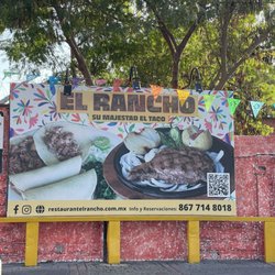 El Rancho - Outside sign in Parking lot
