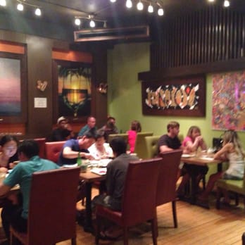 Chiba ken - Sorry a bit blurry, but as you can see it's a popular place with wonderful decor. - Sushi Bars Near Me - Honolulu, Hawaii