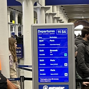 St Pancras International - Schedules - Train Stations Near Me - London, XGL