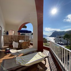 Hotel Palatium Mari - Il terrazzo della camera dell'hotel Palatium Mari
