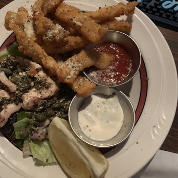 Phil Trani's Restaurant - This was the amazing calamari cooked to perfection and squid salad. Yummmmm - Music Venues Near Me - Long Beach, California Phil Trani's Restaurant - This was the amazing calamari cooked to perfection and squid salad. Yummmmm - Music Venues Near Me - Long Beach, California