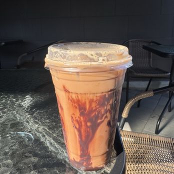 Moonwood Coffee - Iced peppermint mocha - Coffee & Tea Near Me - Huntington Beach, California