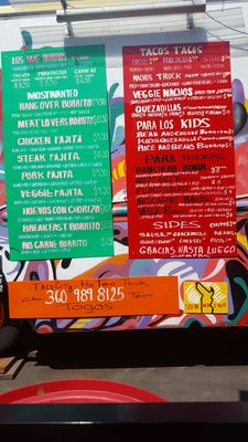 Menu photo 1 Taco City Vancouver, WA