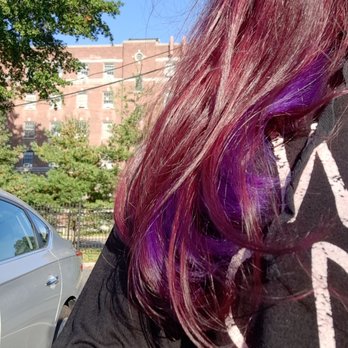 Mavida Salon - I absolutely love how the deep purple perfectly peeks through. - Hair Salons Near Me - Lodi, New Jersey Mavida Salon - I absolutely love how the deep purple perfectly peeks through. - Hair Salons Near Me - Lodi, New Jersey