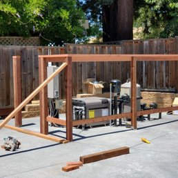 Chris had Mark Anderson 925.437.5259 build around the pumps. Mark's attention to detail is incredible!
