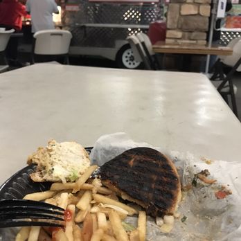 Mariscos Colima - This is the re-made one. Ended up taking off the bread and eating it with a fork. - Food Stands Near Me - Fresno, California Mariscos Colima - This is the re-made one. Ended up taking off the bread and eating it with a fork. - Food Stands Near Me - Fresno, California