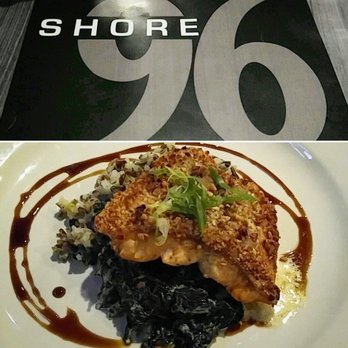 Shore 96 - The salmon with creamed kale and rice pilaf was amazing!! - Burgers Near Me - Shoreview, Minnesota Shore 96 - The salmon with creamed kale and rice pilaf was amazing!! - Burgers Near Me - Shoreview, Minnesota