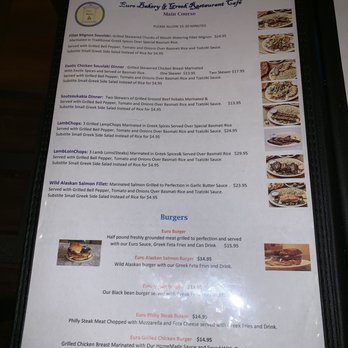 Euro Bakery - Menu - Greek Near Me - Spring, Texas Euro Bakery - Menu - Greek Near Me - Spring, Texas