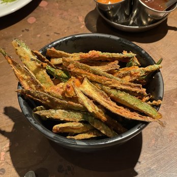 Dishoom - Okra Fries £5.70 - Indian Near Me - London, XGL Dishoom - Okra Fries £5.70 - Indian Near Me - London, XGL