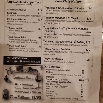 Chez Philippe - Oct 2022 Dinner Menu - French Near Me - Los Gatos, California Chez Philippe - Oct 2022 Dinner Menu - French Near Me - Los Gatos, California