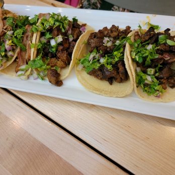 Tacos El Guero - three tacoss on a plate - Mexican Near Me - Chelan, Washington Tacos El Guero - three tacoss on a plate - Mexican Near Me - Chelan, Washington