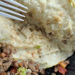 Steamed looking tortilla, under heated Steamed looking tortilla, under heated