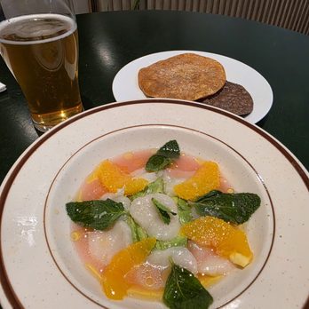 Homage Brewing - Scallop Crudo with Tostadas - Wine Bars Near Me - Los Angeles, California