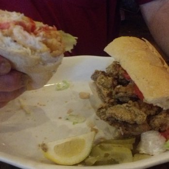 Mandina's Restaurant - Half-and-Half (Shrimp/Oyster Poboy) - Cajun/Creole Near Me - New Orleans, Louisiana