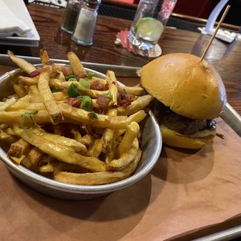 Prime Burger Bar - Great South Bay Burger with loaded fries - Burgers Near Me - Commack, New York