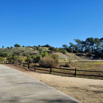 Ralph B Clark Regional Park - The paved trail for outdoor exercise - Parks Near Me - Buena Park, California