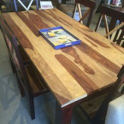 Lainey's Furniture For Living - Shisham Wood Dining Set
