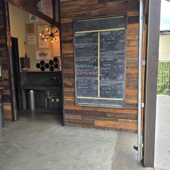 Helix Brewing - Food truck board for the week - Breweries Near Me - La Mesa, California