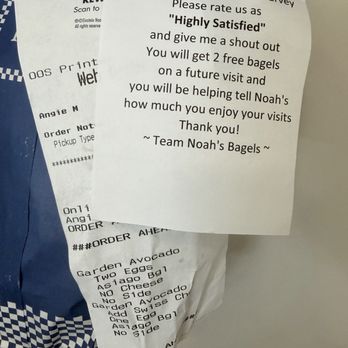 Noah's NY Bagels - Paying for likes...not cool promotion - Bagels Near Me - Pinole, California