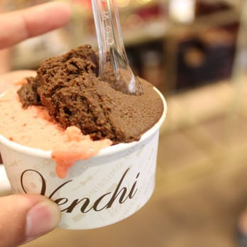 Venchi - Peach and coffee gelato. So good! - Ice Cream & Frozen Yogurt Near Me - Rome, RM Venchi - Peach and coffee gelato. So good! - Ice Cream & Frozen Yogurt Near Me - Rome, RM