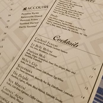 La Belle Helene - Menu. - French Near Me - Charlotte, North Carolina La Belle Helene - Menu. - French Near Me - Charlotte, North Carolina