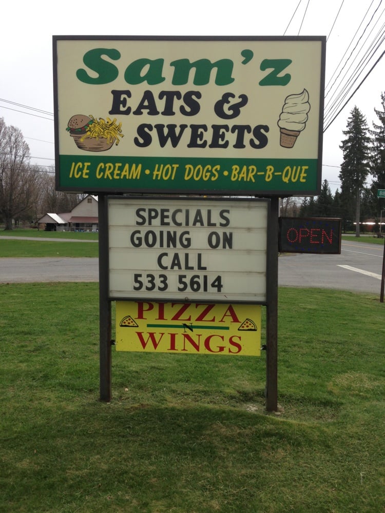 SAM’S EATS & SWEETS Updated July 2024 8200 Turin Rd, Rome, New York Ice Cream & Frozen
