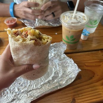 Kono's Northshore - Waimea breakfast burrito. I'm in love !!! So good - Sandwiches Near Me - Kailua, Hawaii Kono's Northshore - Waimea breakfast burrito. I'm in love !!! So good - Sandwiches Near Me - Kailua, Hawaii