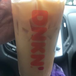 Dunkin' - Ice coffee with oatmilk and butter pecan