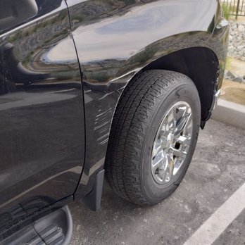 Quick Quack Car Wash - Damaged passenger door and rearview mirror - Car Wash Near Me - Palm Springs, California