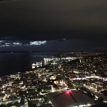 Space Needle - View from the top at night. - Landmarks & Historical Buildings Near Me - Seattle, Washington Space Needle - View from the top at night. - Landmarks & Historical Buildings Near Me - Seattle, Washington