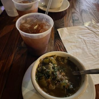 Coop's Place - Bloody Marys extra cup of gumbo - Cajun/Creole Near Me - New Orleans, Louisiana Coop's Place - Bloody Marys extra cup of gumbo - Cajun/Creole Near Me - New Orleans, Louisiana