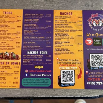 Las Katrina’s - Menu - Mexican Near Me - San Francisco, California Las Katrina’s - Menu - Mexican Near Me - San Francisco, California