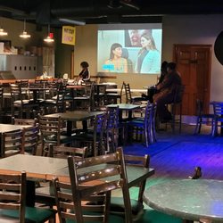 Sky Bar and Grill - Projection screen