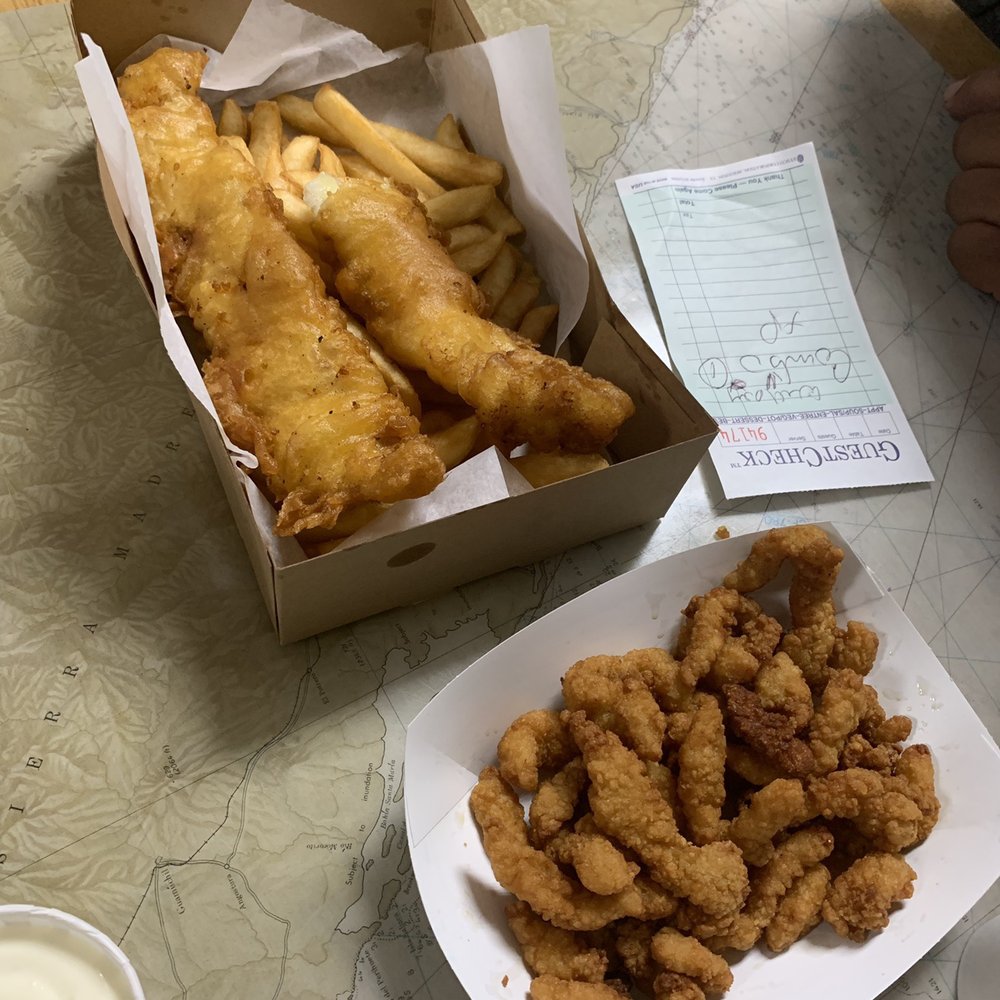 Harbor Fish & Chips - The mistake order of another customer that was given to us for free. It was delicious. Next time I am definitely going to order fried clams. - Fish & Chips Near Me - Oceanside, California Harbor Fish & Chips - The mistake order of another customer that was given to us for free. It was delicious. Next time I am definitely going to order fried clams. - Fish & Chips Near Me - Oceanside, California