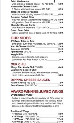 Menu photo 7 Wings Etc Mishawaka, IN