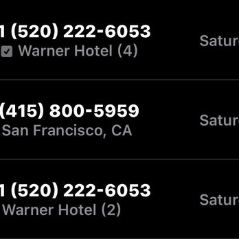 Warner Hotel - calls that were unanswered - Hotels Near Me - Bisbee, Arizona