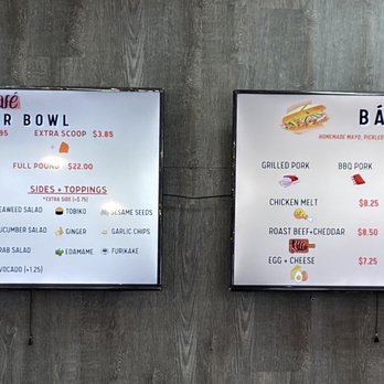 Poke Cafe - Menu as of 6/7/22 - Poke Near Me - Seattle, Washington Poke Cafe - Menu as of 6/7/22 - Poke Near Me - Seattle, Washington